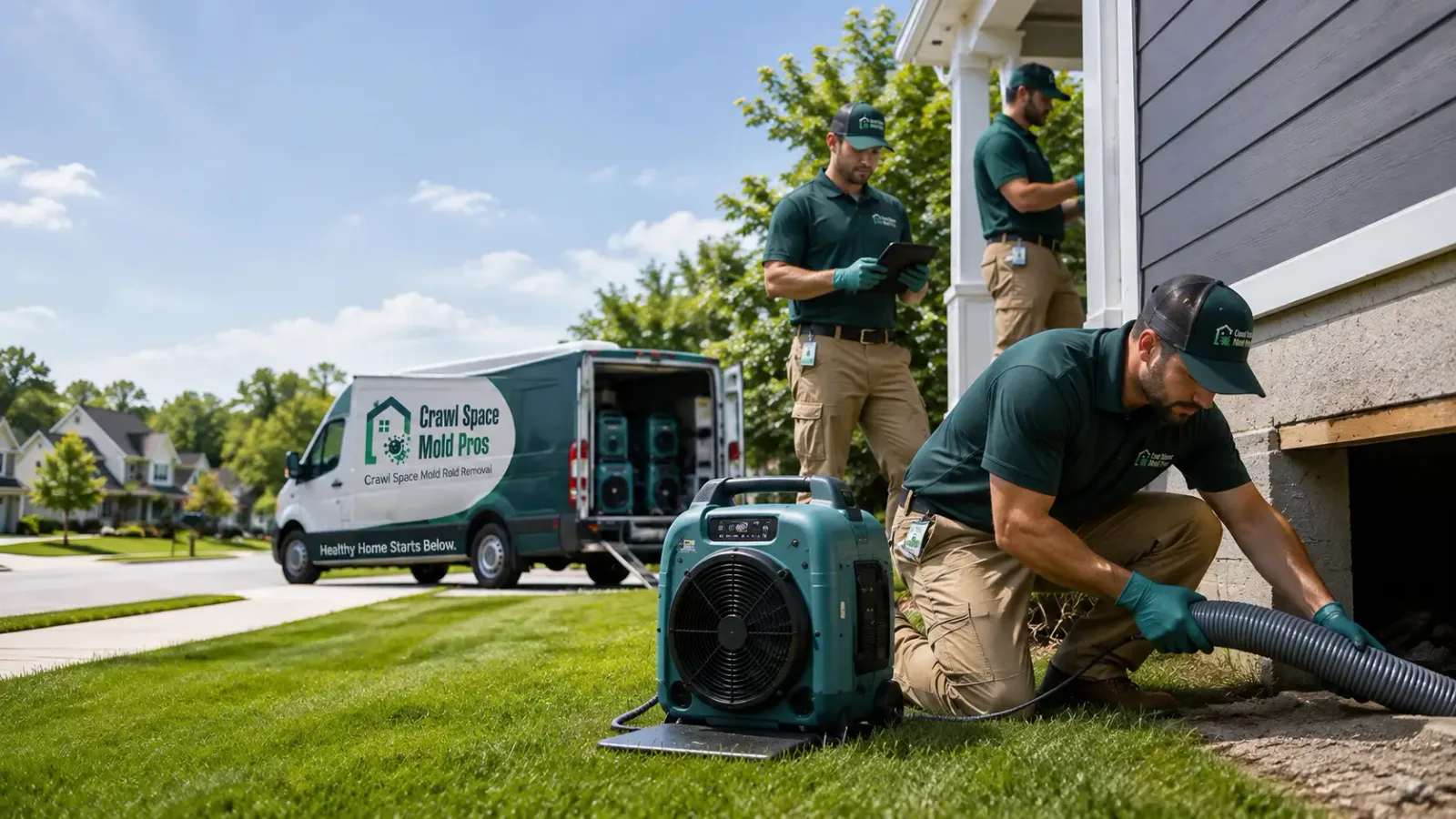 Crawl Space Mold Removal in Strong, ME